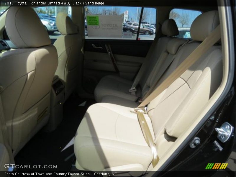 Black / Sand Beige 2013 Toyota Highlander Limited 4WD