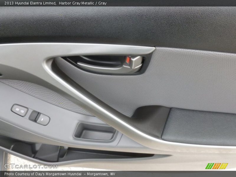 Harbor Gray Metallic / Gray 2013 Hyundai Elantra Limited