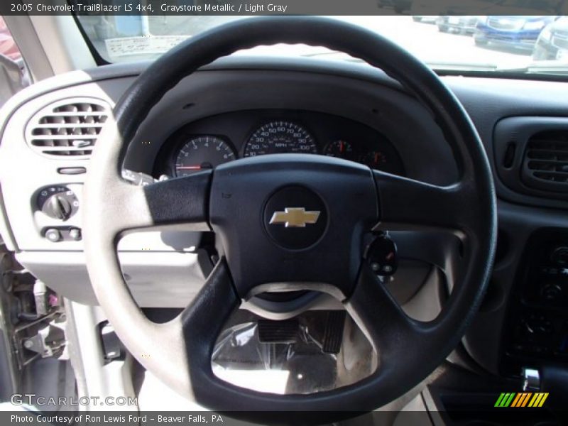 Graystone Metallic / Light Gray 2005 Chevrolet TrailBlazer LS 4x4