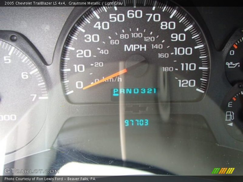 Graystone Metallic / Light Gray 2005 Chevrolet TrailBlazer LS 4x4