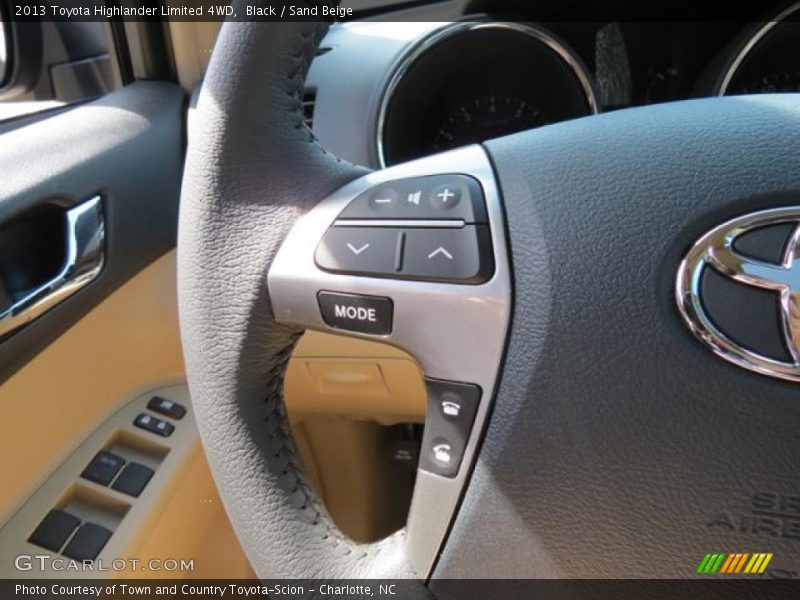 Black / Sand Beige 2013 Toyota Highlander Limited 4WD