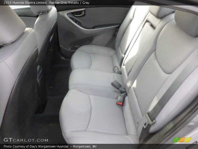 Harbor Gray Metallic / Gray 2013 Hyundai Elantra Limited