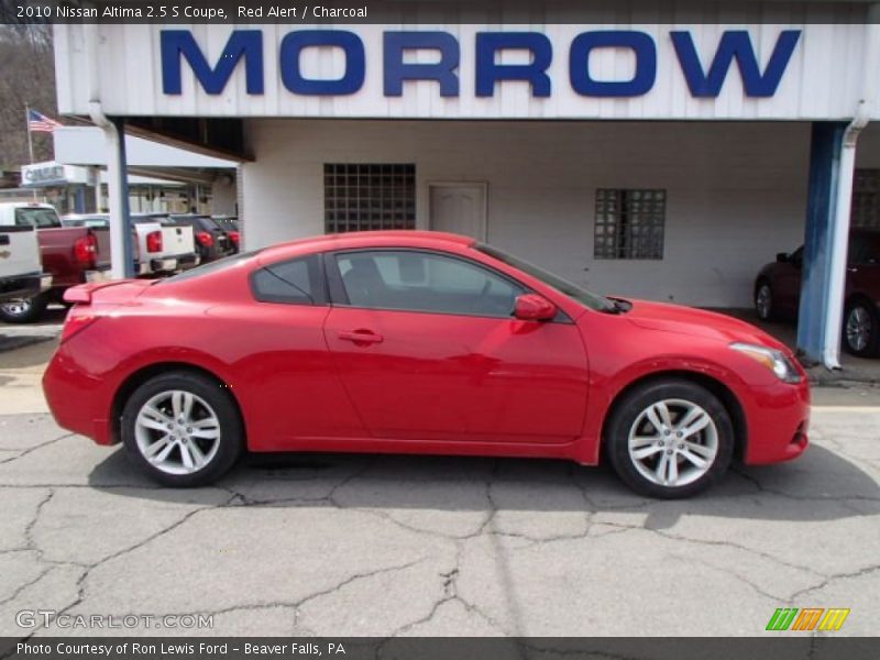 Red Alert / Charcoal 2010 Nissan Altima 2.5 S Coupe