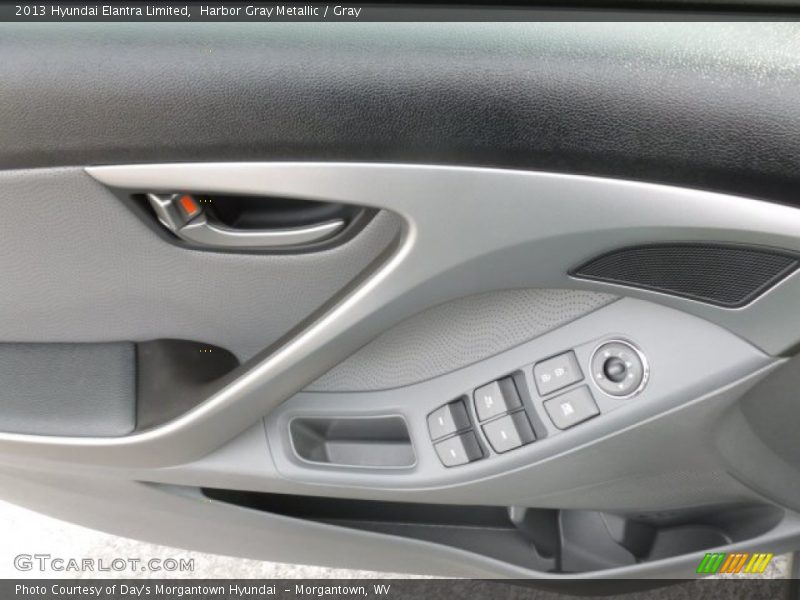 Harbor Gray Metallic / Gray 2013 Hyundai Elantra Limited