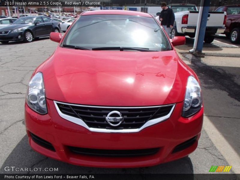 Red Alert / Charcoal 2010 Nissan Altima 2.5 S Coupe