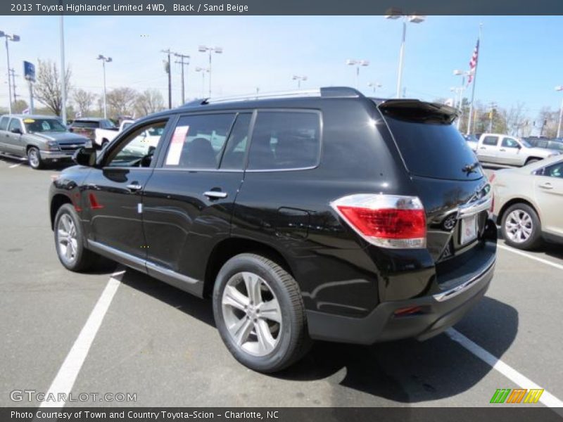 Black / Sand Beige 2013 Toyota Highlander Limited 4WD