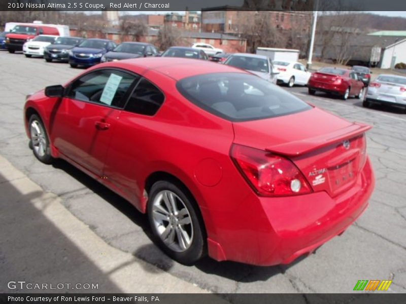 Red Alert / Charcoal 2010 Nissan Altima 2.5 S Coupe