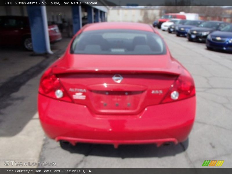Red Alert / Charcoal 2010 Nissan Altima 2.5 S Coupe