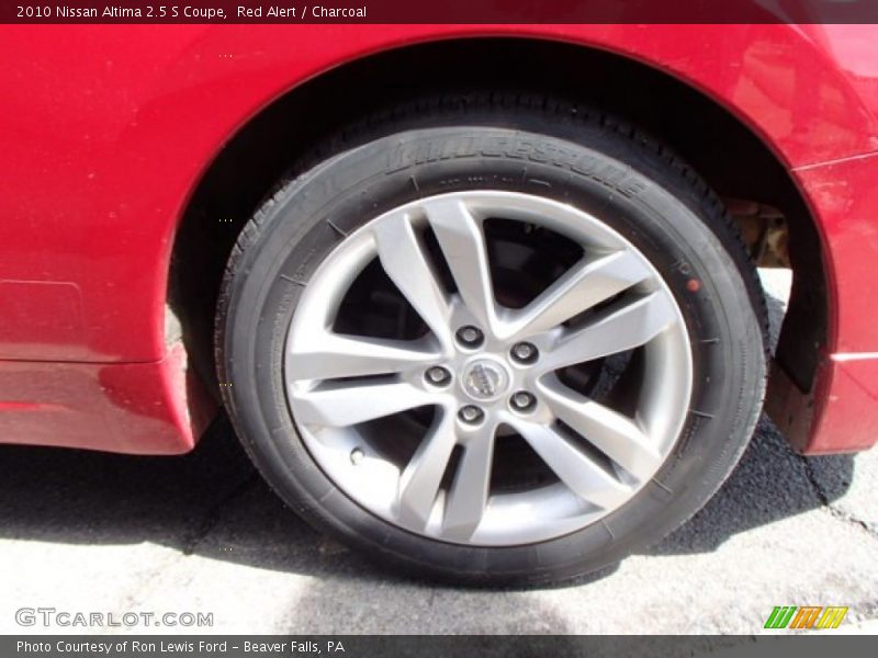 Red Alert / Charcoal 2010 Nissan Altima 2.5 S Coupe