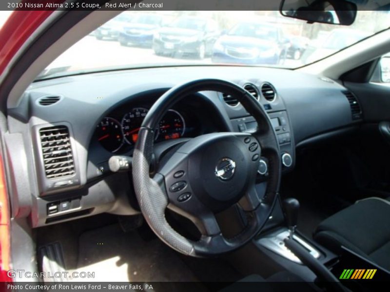 Red Alert / Charcoal 2010 Nissan Altima 2.5 S Coupe