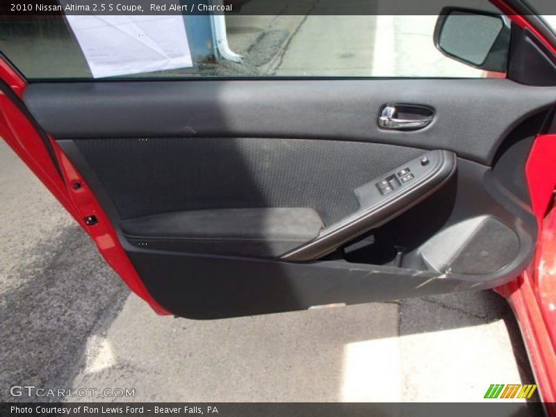 Red Alert / Charcoal 2010 Nissan Altima 2.5 S Coupe