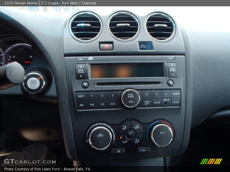 Red Alert / Charcoal 2010 Nissan Altima 2.5 S Coupe