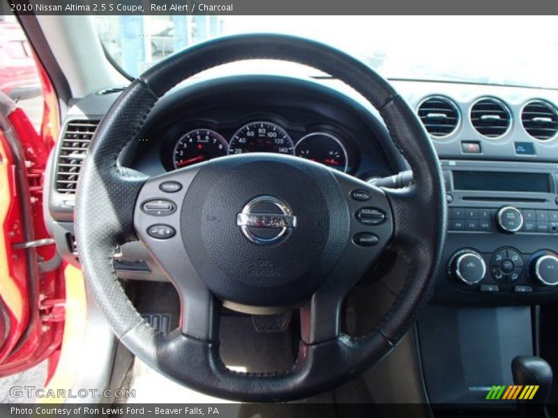 Red Alert / Charcoal 2010 Nissan Altima 2.5 S Coupe