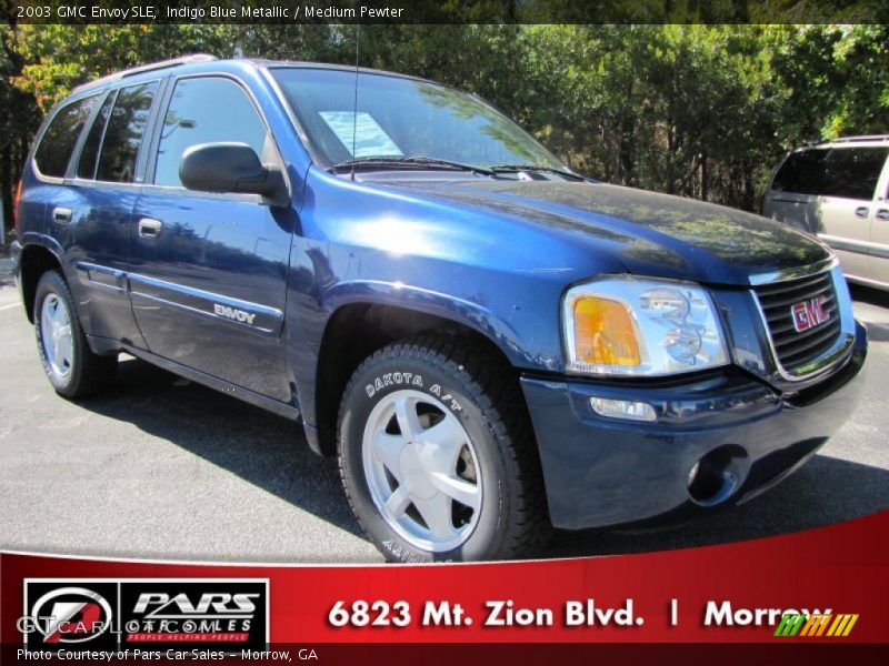 Indigo Blue Metallic / Medium Pewter 2003 GMC Envoy SLE