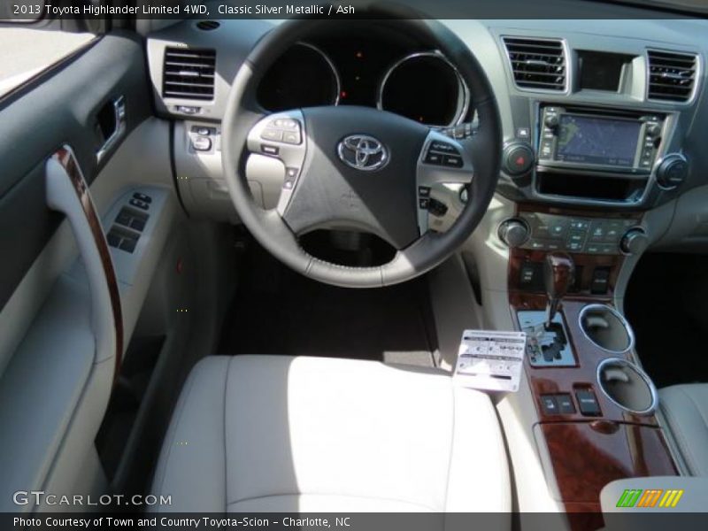 Classic Silver Metallic / Ash 2013 Toyota Highlander Limited 4WD