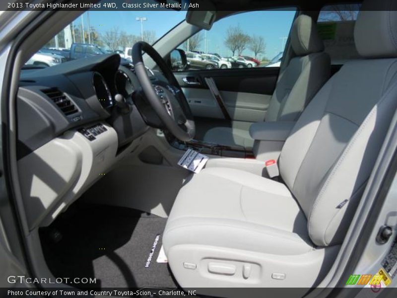 Classic Silver Metallic / Ash 2013 Toyota Highlander Limited 4WD