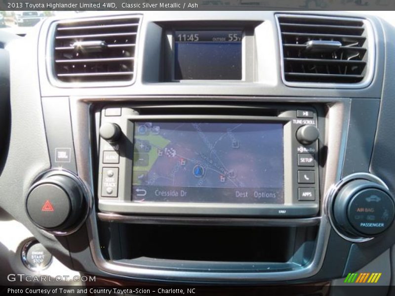 Classic Silver Metallic / Ash 2013 Toyota Highlander Limited 4WD