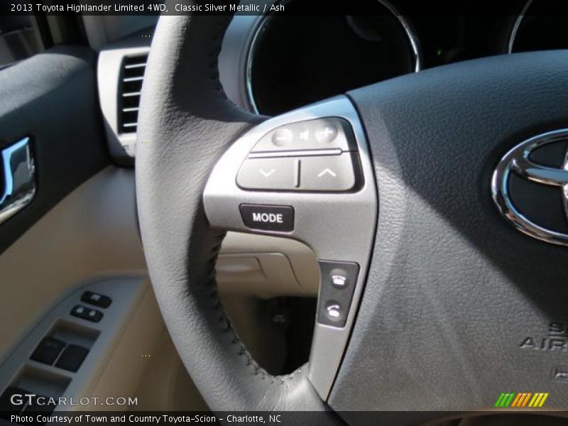 Classic Silver Metallic / Ash 2013 Toyota Highlander Limited 4WD