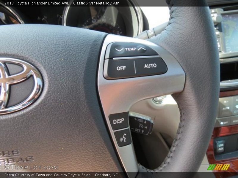 Classic Silver Metallic / Ash 2013 Toyota Highlander Limited 4WD