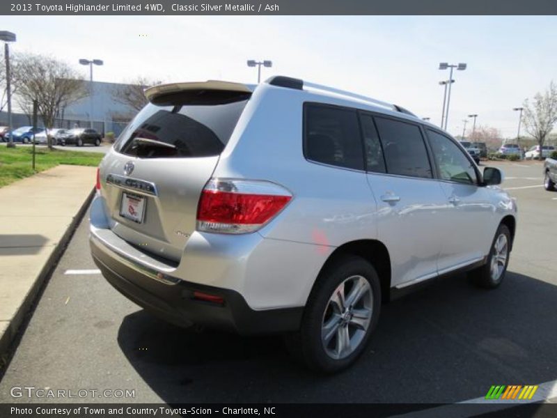 Classic Silver Metallic / Ash 2013 Toyota Highlander Limited 4WD