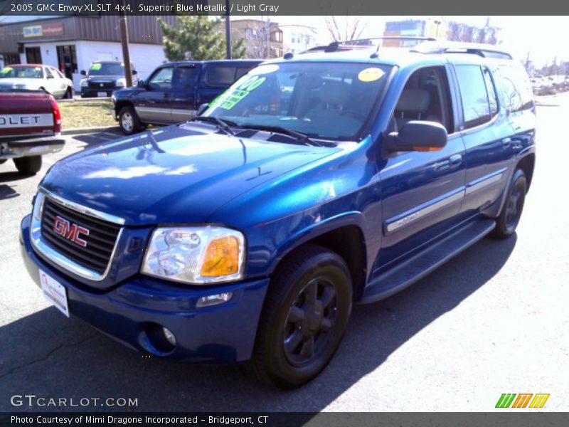 Superior Blue Metallic / Light Gray 2005 GMC Envoy XL SLT 4x4