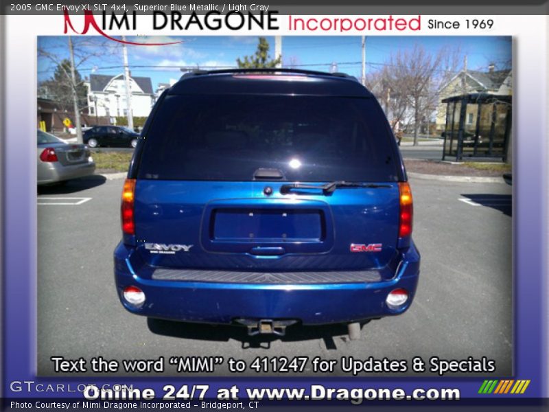 Superior Blue Metallic / Light Gray 2005 GMC Envoy XL SLT 4x4