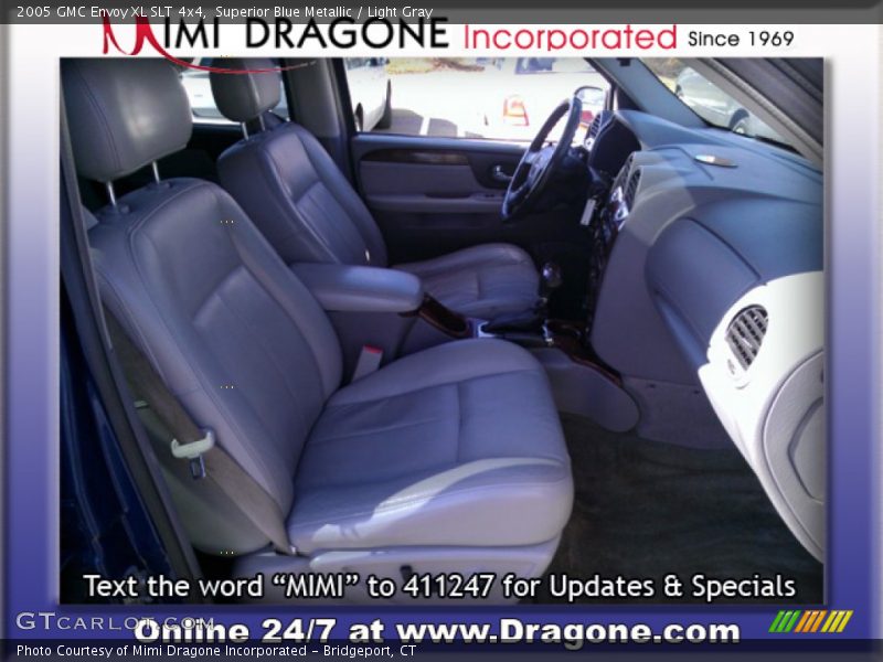 Superior Blue Metallic / Light Gray 2005 GMC Envoy XL SLT 4x4