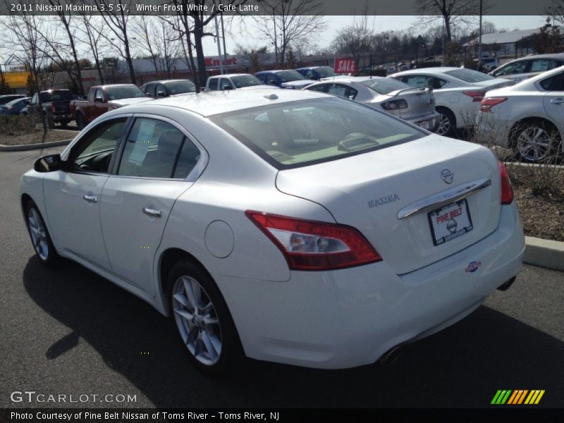 Winter Frost White / Cafe Latte 2011 Nissan Maxima 3.5 SV