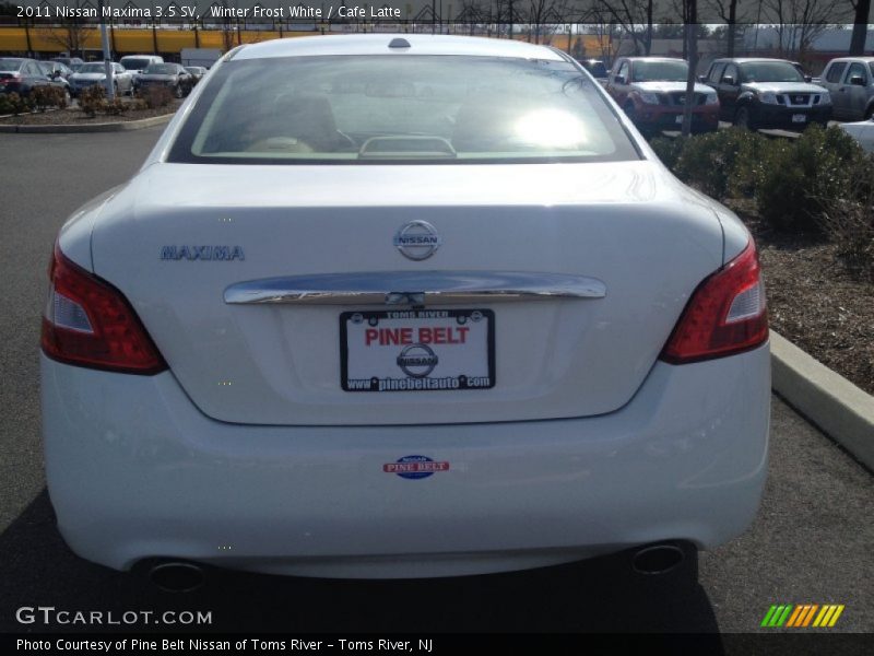 Winter Frost White / Cafe Latte 2011 Nissan Maxima 3.5 SV