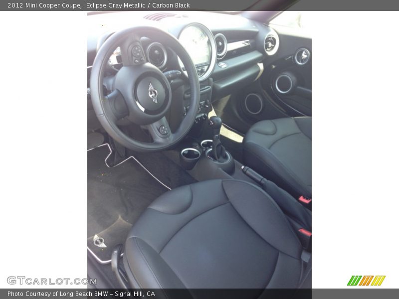 Eclipse Gray Metallic / Carbon Black 2012 Mini Cooper Coupe