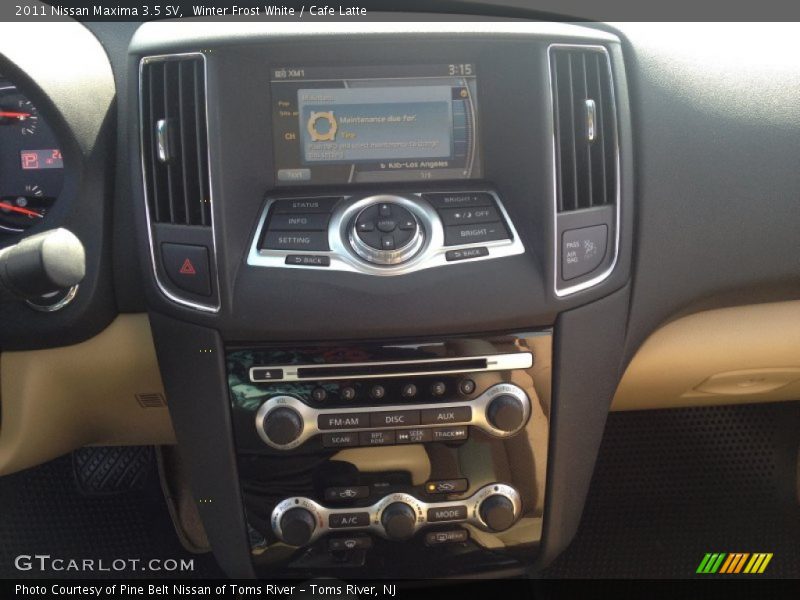 Winter Frost White / Cafe Latte 2011 Nissan Maxima 3.5 SV