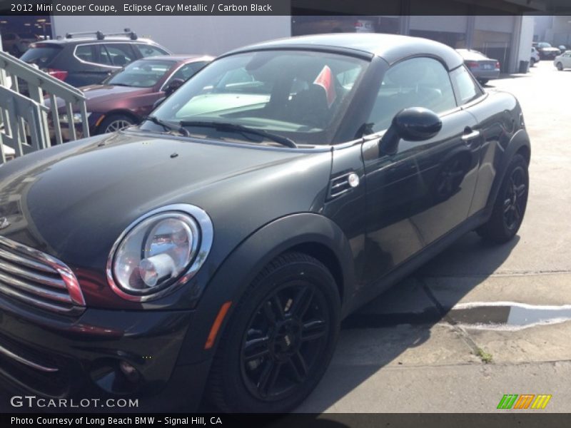 Eclipse Gray Metallic / Carbon Black 2012 Mini Cooper Coupe