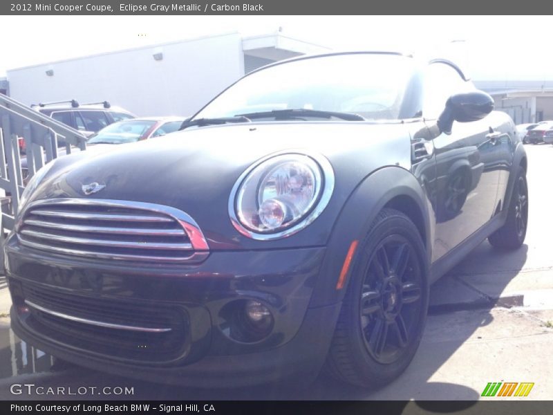 Eclipse Gray Metallic / Carbon Black 2012 Mini Cooper Coupe