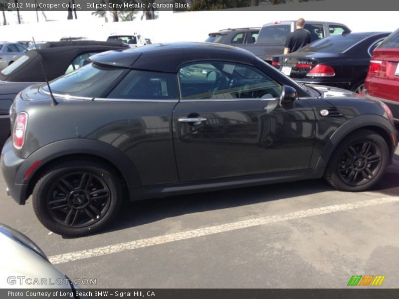 Eclipse Gray Metallic / Carbon Black 2012 Mini Cooper Coupe