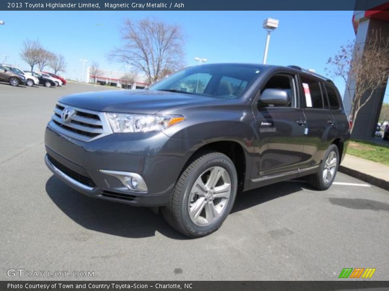 Magnetic Gray Metallic / Ash 2013 Toyota Highlander Limited