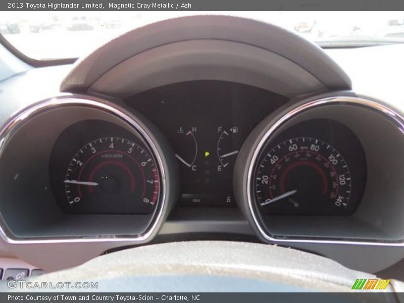 Magnetic Gray Metallic / Ash 2013 Toyota Highlander Limited