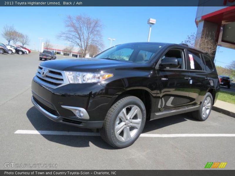 Black / Ash 2013 Toyota Highlander Limited