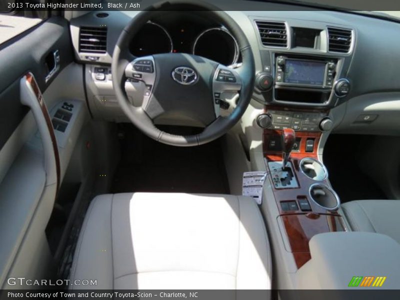 Black / Ash 2013 Toyota Highlander Limited