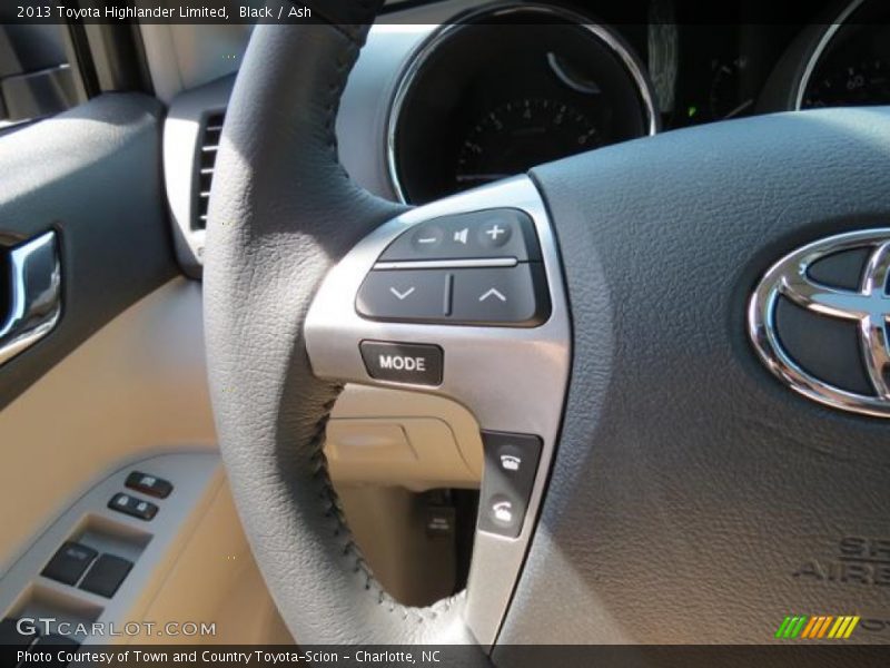 Black / Ash 2013 Toyota Highlander Limited