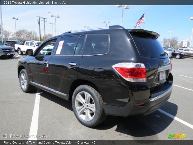 Black / Ash 2013 Toyota Highlander Limited