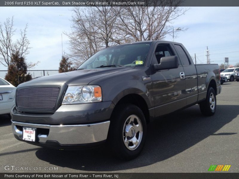 Dark Shadow Grey Metallic / Medium/Dark Flint 2006 Ford F150 XLT SuperCab