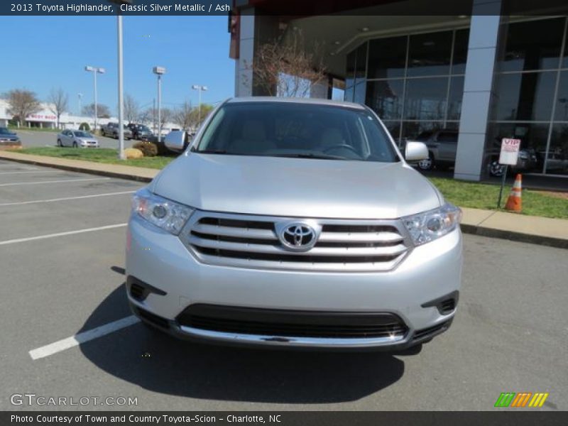Classic Silver Metallic / Ash 2013 Toyota Highlander