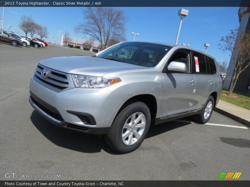 Classic Silver Metallic / Ash 2013 Toyota Highlander