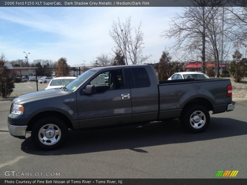 Dark Shadow Grey Metallic / Medium/Dark Flint 2006 Ford F150 XLT SuperCab