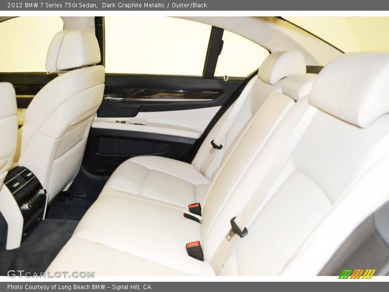 Dark Graphite Metallic / Oyster/Black 2012 BMW 7 Series 750i Sedan