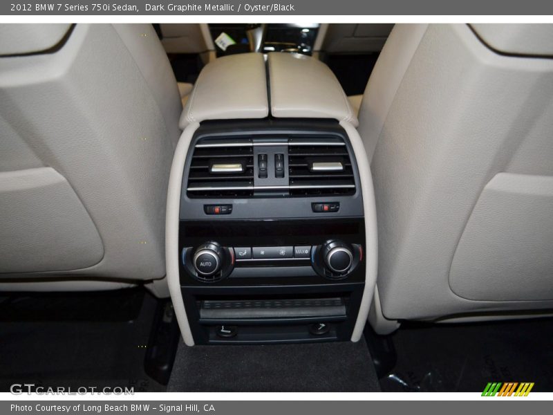 Dark Graphite Metallic / Oyster/Black 2012 BMW 7 Series 750i Sedan