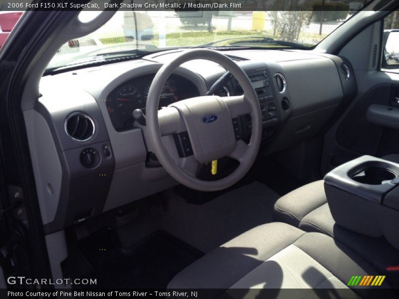 Dark Shadow Grey Metallic / Medium/Dark Flint 2006 Ford F150 XLT SuperCab