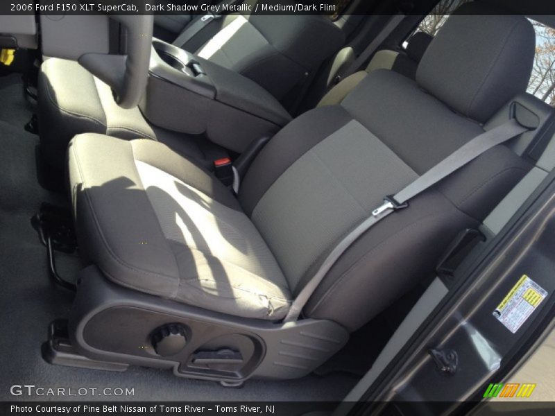 Dark Shadow Grey Metallic / Medium/Dark Flint 2006 Ford F150 XLT SuperCab