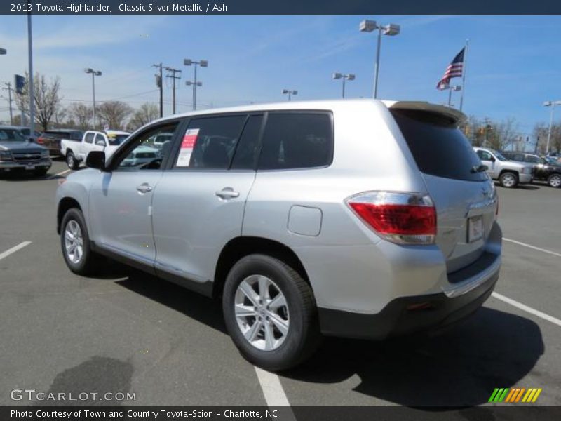 Classic Silver Metallic / Ash 2013 Toyota Highlander