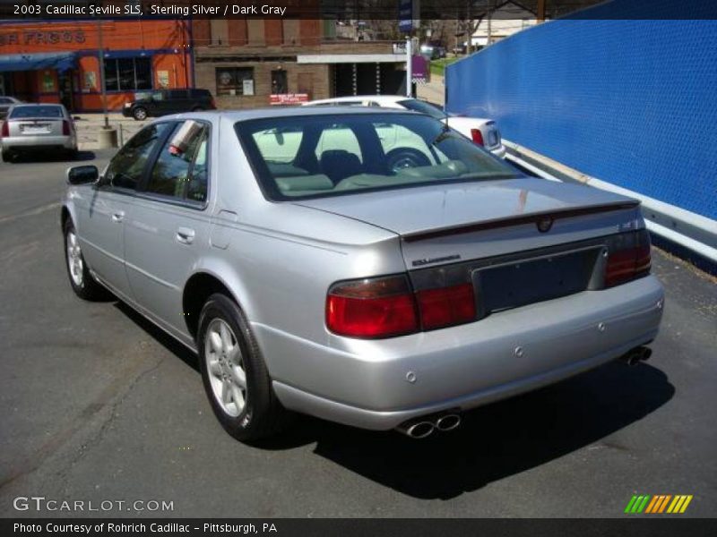 Sterling Silver / Dark Gray 2003 Cadillac Seville SLS